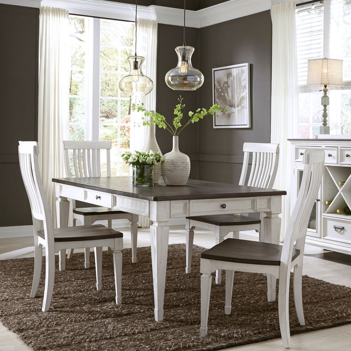 Allyson Park 5 Piece Rectangular Table Set - Furniture 4 Less (Jacksonville, NC)