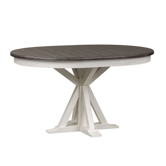 Allyson Park Pedestal Table - Furniture 4 Less (Jacksonville, NC)