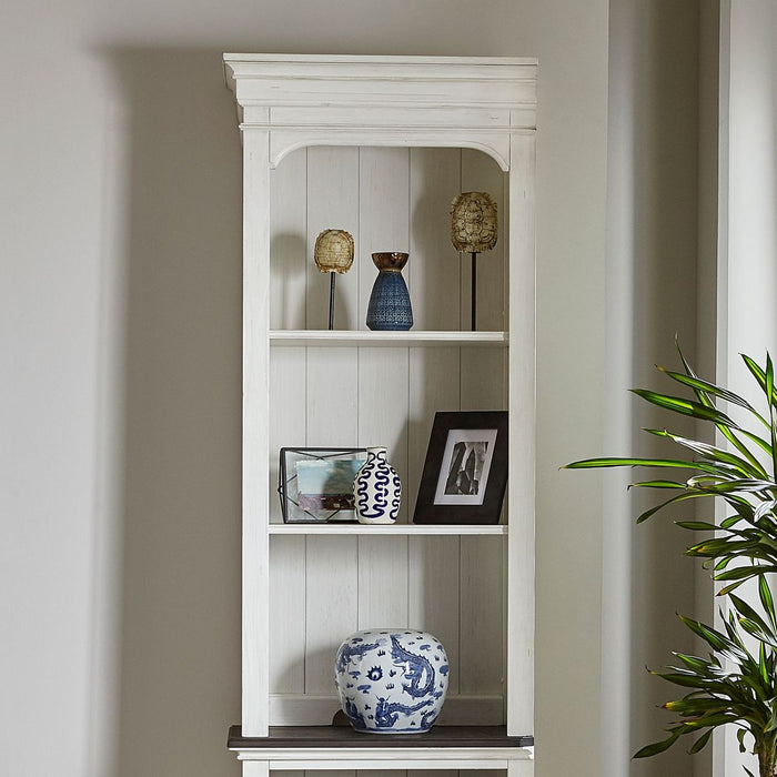 Liberty Allyson Park Left Pier Top in Wirebrushed White - Furniture 4 Less (Jacksonville, NC)