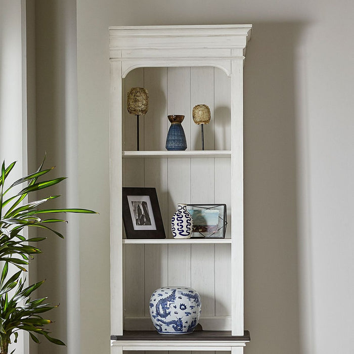 Liberty Allyson Park Right Pier Top in Wirebrushed White - Furniture 4 Less (Jacksonville, NC)