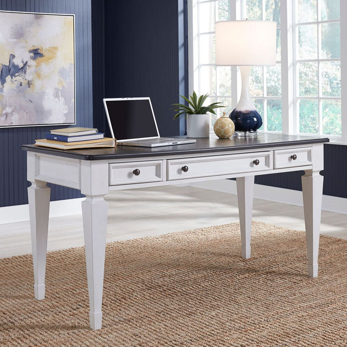Liberty Allyson Park Writing Desk in Wirebrushed White - Furniture 4 Less (Jacksonville, NC)