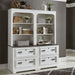 Liberty Allyson Park Bunching Lateral File Hutch in Wirebrushed White - Furniture 4 Less (Jacksonville, NC)