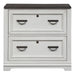 Allyson Park Bunching Lateral File Cabinet in Wirebrushed White - Furniture 4 Less (Jacksonville, NC)