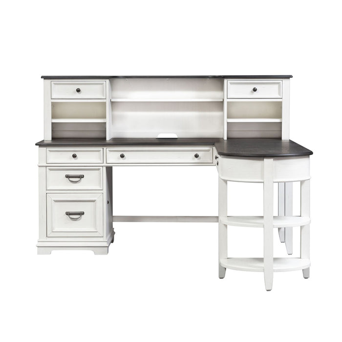 Allyson Park L Shaped Desk Set - Furniture 4 Less (Jacksonville, NC)