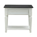 Allyson Park Drawer End Table in Wirebrushed White - Furniture 4 Less (Jacksonville, NC)