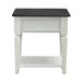 Allyson Park Drawer End Table in Wirebrushed White - Furniture 4 Less (Jacksonville, NC)