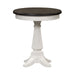 Allyson Park Chair Side Table in Wirebrushed White - Furniture 4 Less (Jacksonville, NC)
