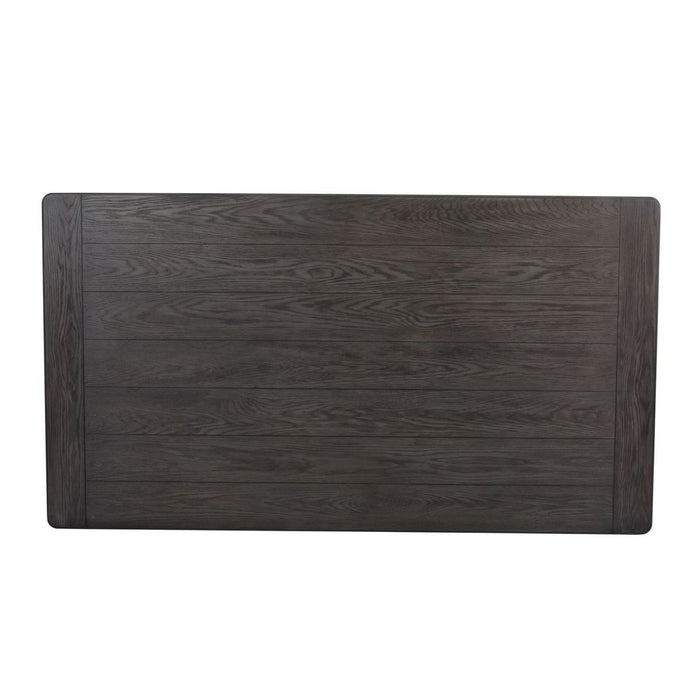 Liberty Furniture Allyson Park Rectangular Leg Table in White with Charcoal - Furniture 4 Less (Jacksonville, NC)