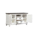 Liberty Furniture Allyson Park 56 Inch TV Console in Wirebrushed White - Furniture 4 Less (Jacksonville, NC)