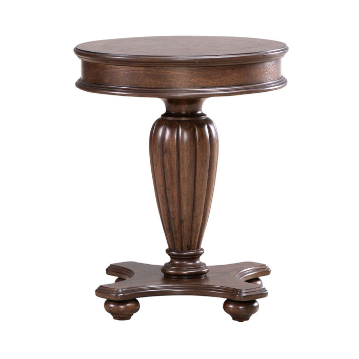 Allington Round End Table - Furniture 4 Less (Jacksonville, NC)