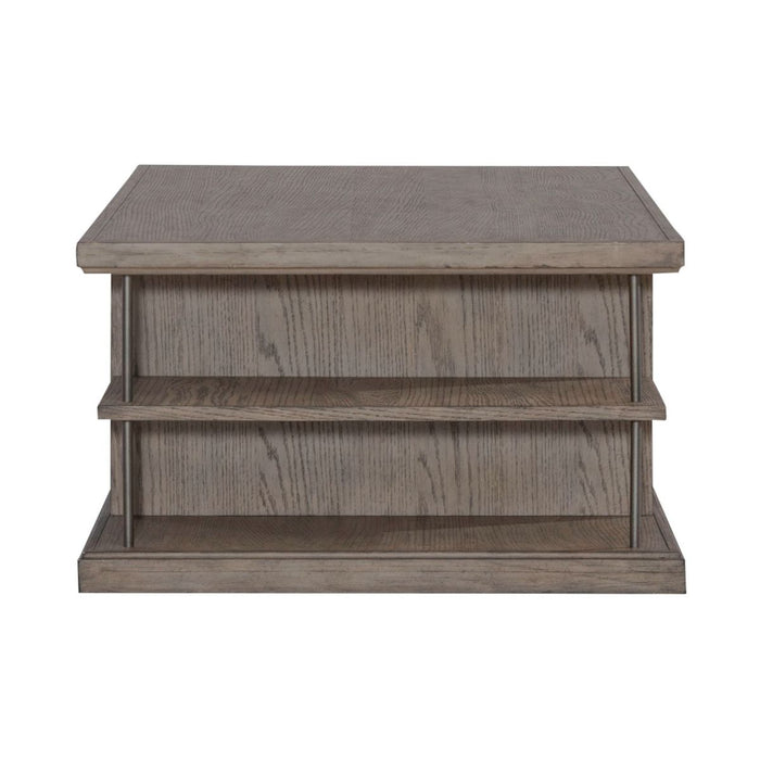 Liberty Furniture City Scape Cocktail Table in White Oak Veneers - Furniture 4 Less (Jacksonville, NC)
