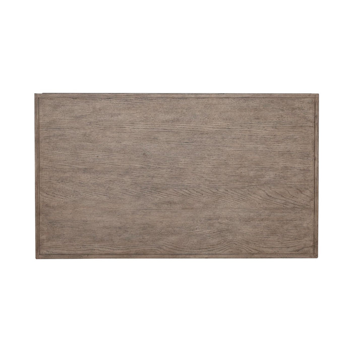 City Scape Cocktail Table in White Oak Veneers - Furniture 4 Less (Jacksonville, NC)