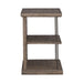 City Scape Chair Side Table in White Oak Veneers - Furniture 4 Less (Jacksonville, NC)