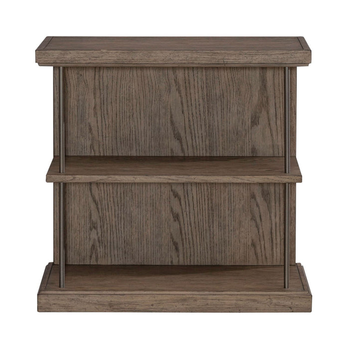 City Scape Chair Side Table in White Oak Veneers - Furniture 4 Less (Jacksonville, NC)