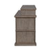 City Scape Console Bar Table in White Oak Veneers - Furniture 4 Less (Jacksonville, NC)