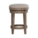 Liberty Furniture City Scape Upholstered Swivel Console Stool in White Oak Veneers - Furniture 4 Less (Jacksonville, NC)