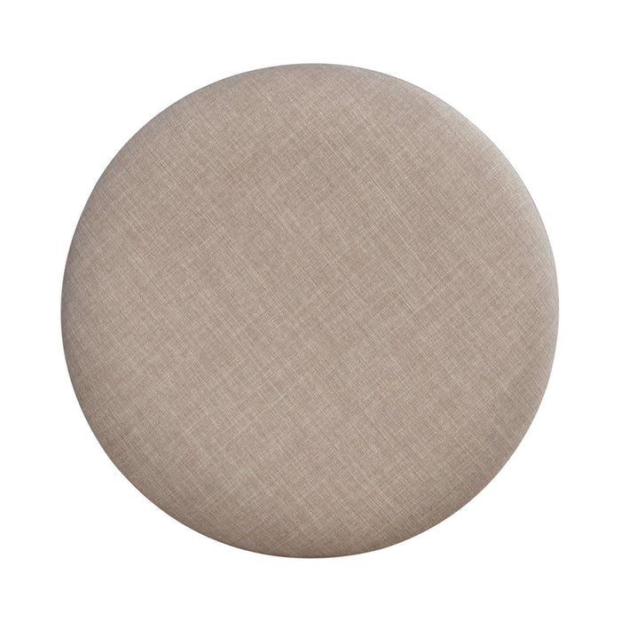 City Scape Upholstered Swivel Console Stool in White Oak Veneers - Furniture 4 Less (Jacksonville, NC)