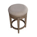 City Scape Upholstered Swivel Console Stool in White Oak Veneers - Furniture 4 Less (Jacksonville, NC)