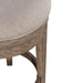 City Scape Upholstered Swivel Console Stool in White Oak Veneers - Furniture 4 Less (Jacksonville, NC)