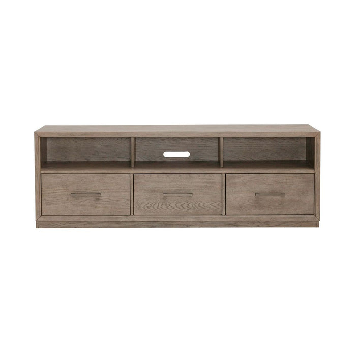 Liberty Furniture City Scape Entertainment TV Console in Burnished Beige - Furniture 4 Less (Jacksonville, NC)