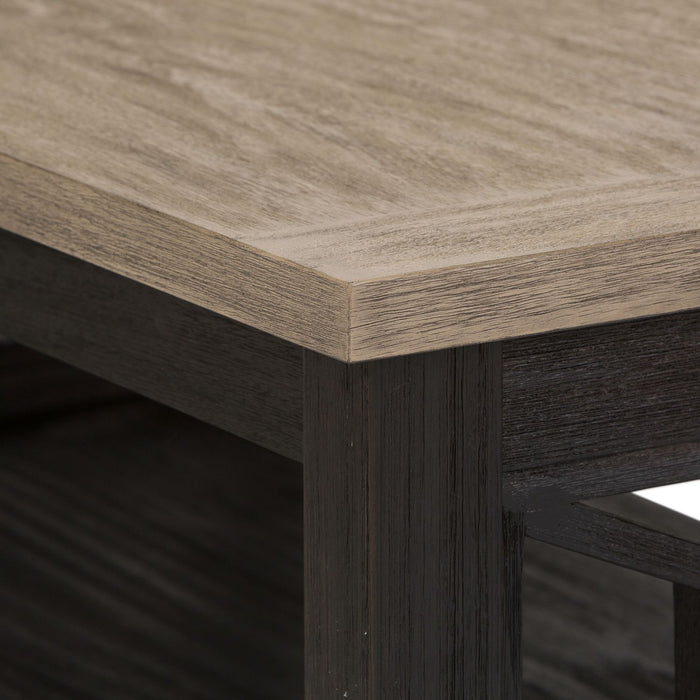Heatherbrook Cocktail Table in Charcoal and Ash - Furniture 4 Less (Jacksonville, NC)