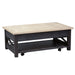 Liberty Heatherbrook Lift Top Cocktail Table in Charcoal and Ash - Furniture 4 Less (Jacksonville, NC)