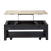 Liberty Heatherbrook Lift Top Cocktail Table in Charcoal and Ash - Furniture 4 Less (Jacksonville, NC)
