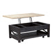 Liberty Heatherbrook Lift Top Cocktail Table in Charcoal and Ash - Furniture 4 Less (Jacksonville, NC)