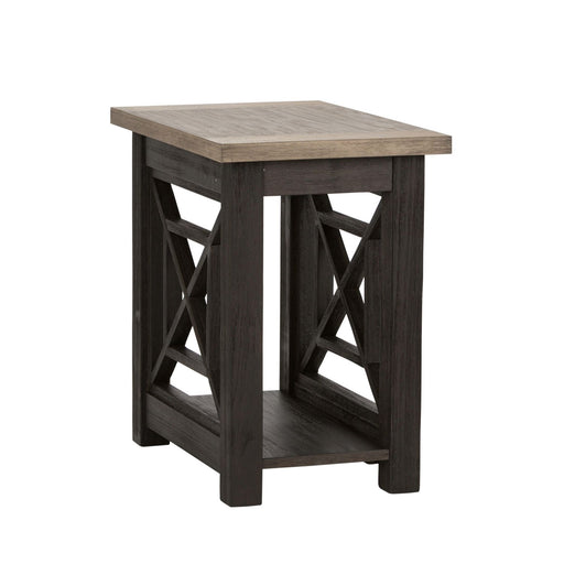 Heatherbrook Chair Side Table in Charcoal and Ash - Furniture 4 Less (Jacksonville, NC)
