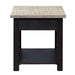 Liberty Heatherbrook Drawer End Table in Charcoal and Ash - Furniture 4 Less (Jacksonville, NC)