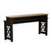 Heatherbrook Console Bar Table in Charcoal and Ash - Furniture 4 Less (Jacksonville, NC)