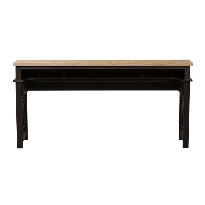 Heatherbrook Console Bar Table in Charcoal and Ash - Furniture 4 Less (Jacksonville, NC)