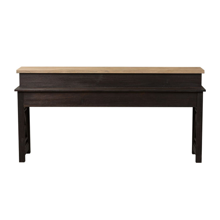Heatherbrook Console Bar Table in Charcoal and Ash - Furniture 4 Less (Jacksonville, NC)