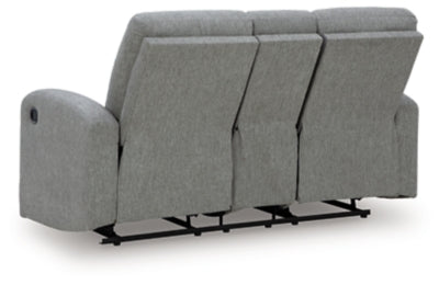 Gauntlet Reclining Loveseat with Console - Furniture 4 Less (Jacksonville, NC)