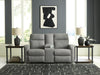 Gauntlet Reclining Loveseat with Console - Furniture 4 Less (Jacksonville, NC)