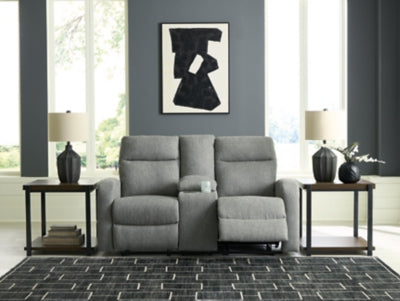 Gauntlet Reclining Loveseat with Console - Furniture 4 Less (Jacksonville, NC)