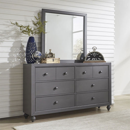 Liberty Furniture Cottage View Drawer Dresser in Dark Gray - Furniture 4 Less (Jacksonville, NC)