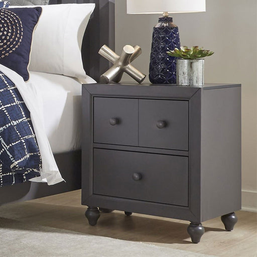 Liberty Furniture Cottage View Nightstand in Dark Gray - Furniture 4 Less (Jacksonville, NC)