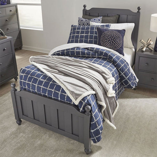 Liberty Furniture Cottage View Full Panel Bed in Dark Gray - Furniture 4 Less (Jacksonville, NC)