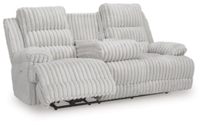 Rhines Falls Power Reclining Sofa with Drop Down Table - Furniture 4 Less (Jacksonville, NC)