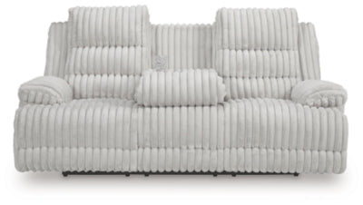 Rhines Falls Power Reclining Sofa with Drop Down Table - Furniture 4 Less (Jacksonville, NC)