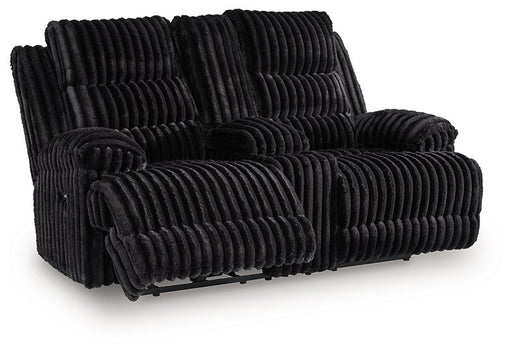 Rhine Falls Reclining Loveseat with Console - Furniture 4 Less (Jacksonville, NC)
