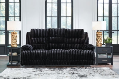 Rhine Falls Power Reclining Sofa with Drop Down Table - Furniture 4 Less (Jacksonville, NC)