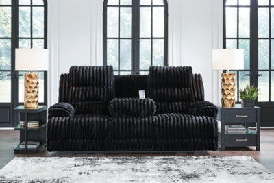 Rhine Falls Power Reclining Sofa with Drop Down Table - Furniture 4 Less (Jacksonville, NC)