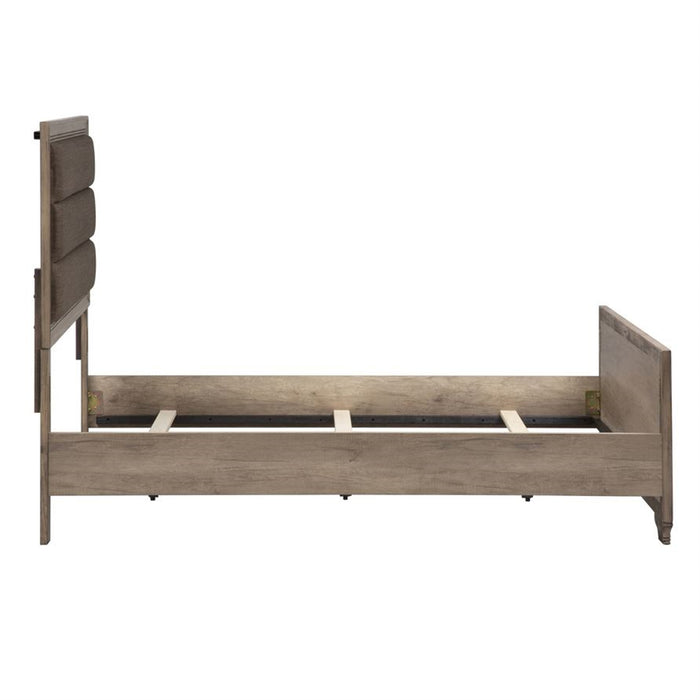 Liberty Furniture Sun Valley Full Upholstered Bed in Sandstone - Furniture 4 Less (Jacksonville, NC)