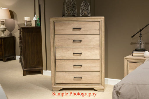Liberty Sun Valley 5-Drawer Chest in Sandstone - Furniture 4 Less (Jacksonville, NC)