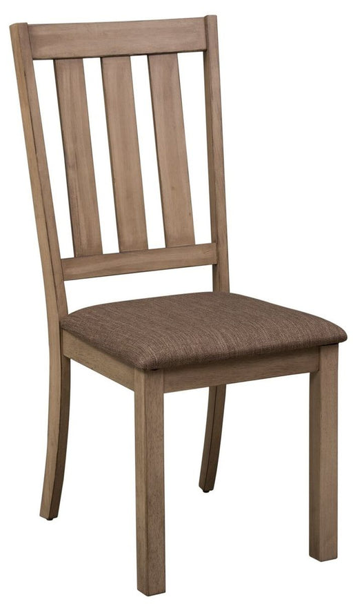 Liberty Furniture Sun Valley Slat Back Side Chair in Sandstone (RTA) - Furniture 4 Less (Jacksonville, NC)