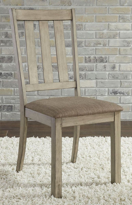 Liberty Furniture Sun Valley Slat Back Side Chair in Sandstone (RTA) - Furniture 4 Less (Jacksonville, NC)