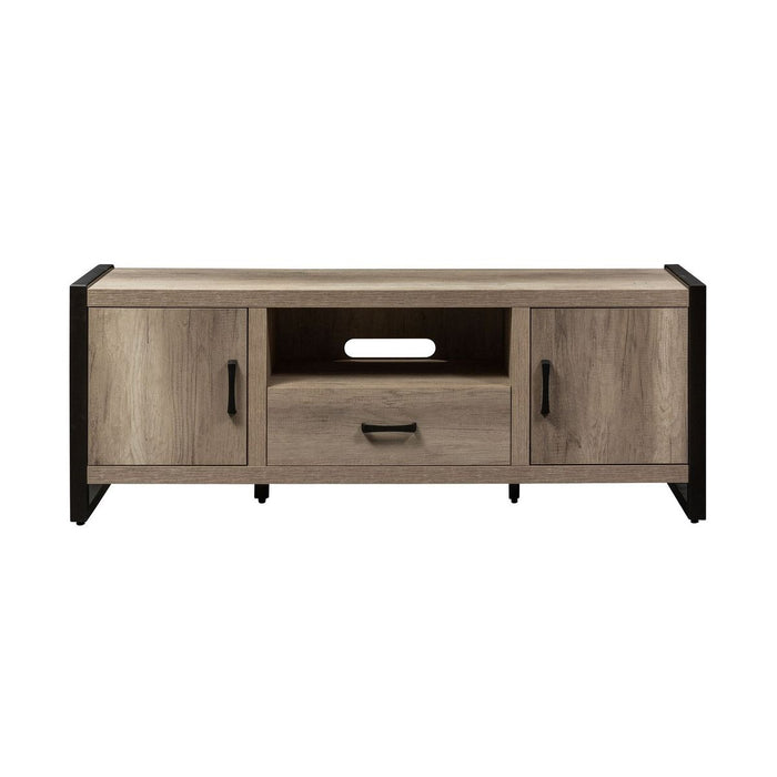 Liberty Furniture Sun Valley 64 Inch TV Console w/ Faux Metal in Sandstone image