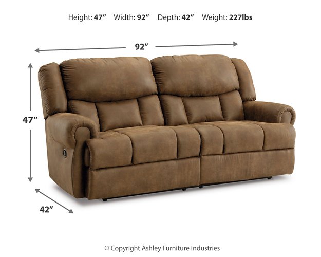 Boothbay Reclining Sofa - Furniture 4 Less (Jacksonville, NC)